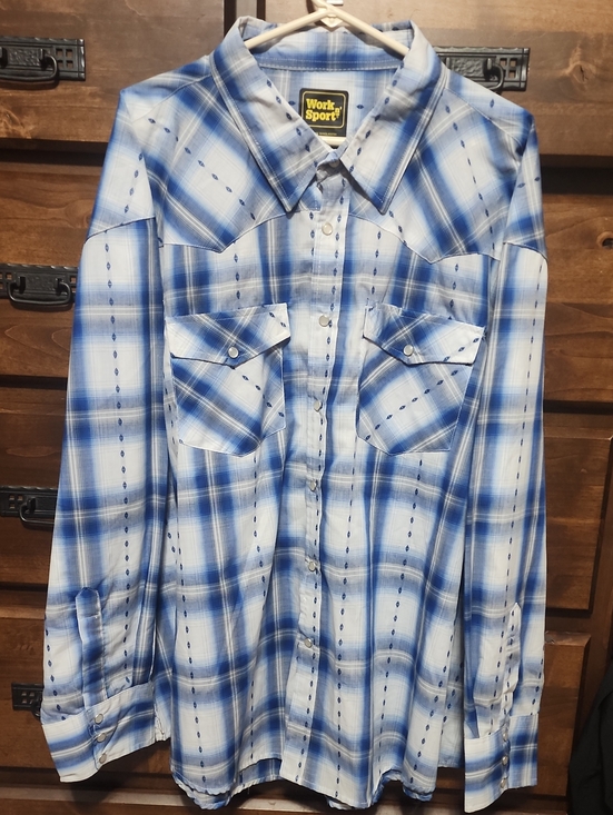 Other - Work N' Sport Plaid Button-Up Shirt